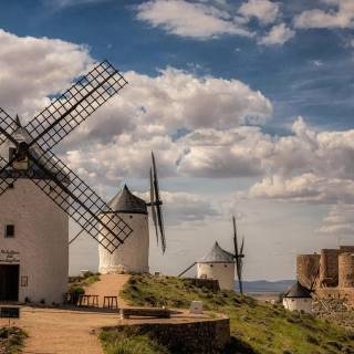 Windmill 4k wallpaper