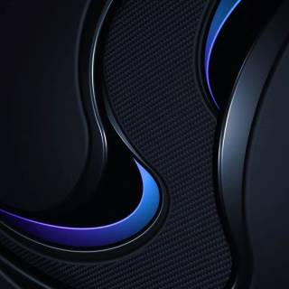 Full HD mobile blue black wallpaper
