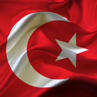Turkish flag 4k wallpaper