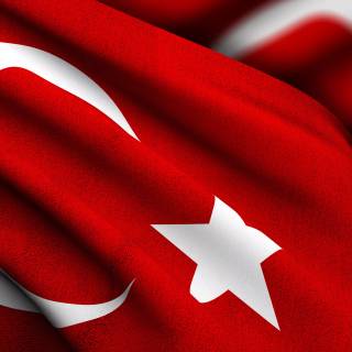Turkish flag 4k wallpaper