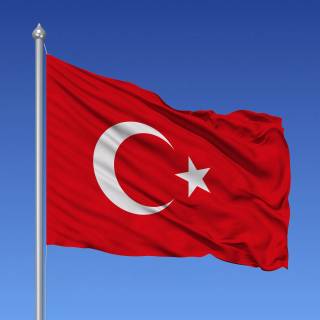 Turkish flag 4k wallpaper