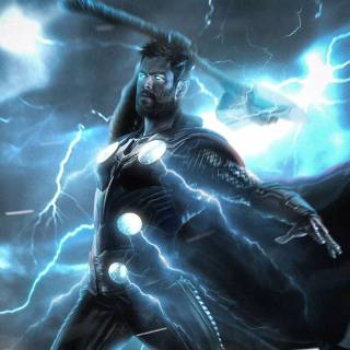 Thor lighting 4k wallpaper