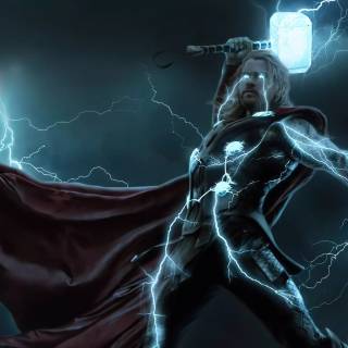 Thor lighting 4k wallpaper