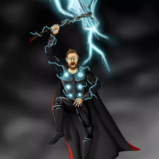 Thor lighting 4k wallpaper
