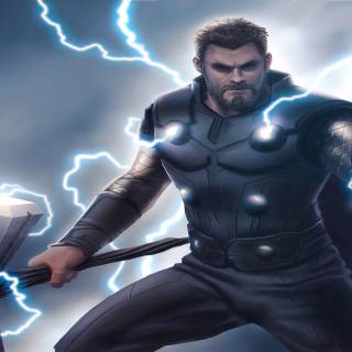 Thor lighting 4k wallpaper