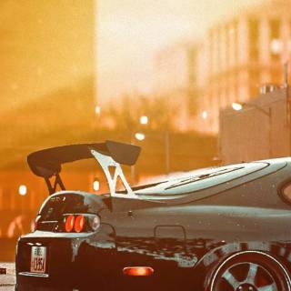Toyota Supra iPhone 4k wallpaper