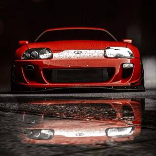 Toyota Supra iPhone 4k wallpaper