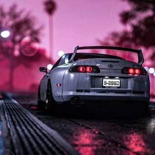 Toyota Supra iPhone 4k wallpaper