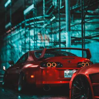 Toyota Supra iPhone 4k wallpaper