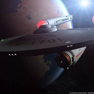 Star Trek Enterprise 4k wallpaper