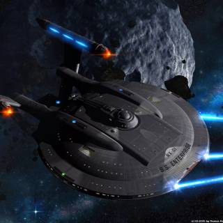 Star Trek Enterprise 4k wallpaper