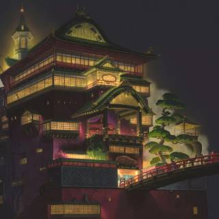 Spirited Away desktop 4k wallpaper