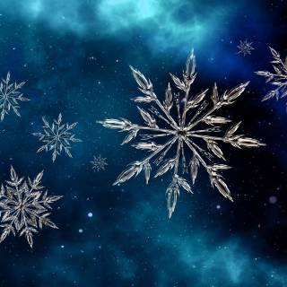 Snowflake 4k wallpaper