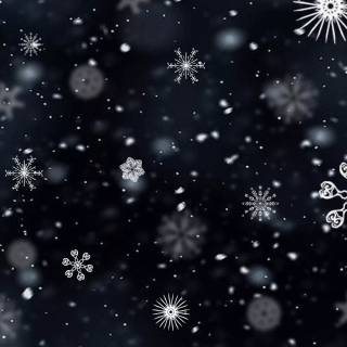 Snowflakes iPhone wallpaper