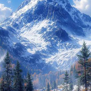 Snow 4k mobile wallpaper