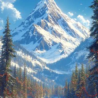 Snow 4k mobile wallpaper