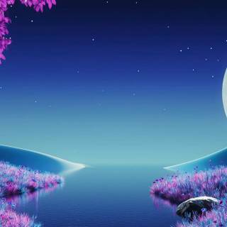 Purple ultrawide wallpaper