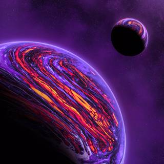 Purple nature 4k wallpaper