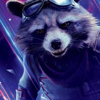 Rocket Raccoon 4k phone wallpaper