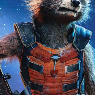 Rocket Raccoon 4k phone wallpaper