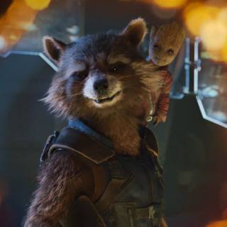 Rocket Raccoon 4k phone wallpaper