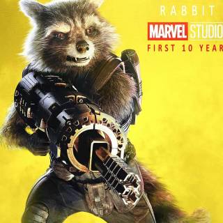 Rocket Raccoon 4k phone wallpaper
