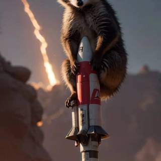 Rocket Raccoon 4k phone wallpaper