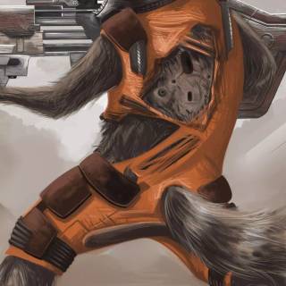 Rocket Raccoon 4k phone wallpaper