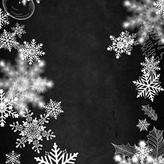 Snowflakes iPhone wallpaper