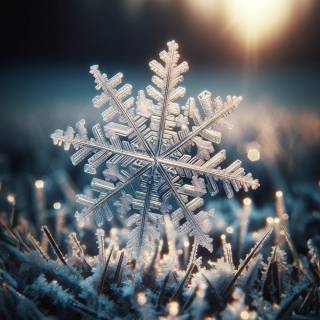 Snowflakes iPhone wallpaper