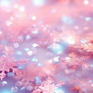 Snowflakes iPhone wallpaper