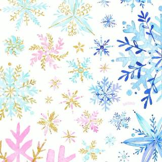 Snowflakes iPhone wallpaper