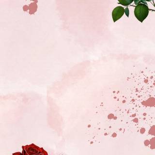 Red flowers phone wallpaper