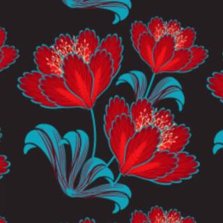 Red flowers phone wallpaper