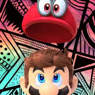 Mario Bros phone wallpaper
