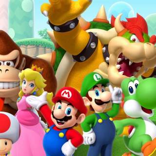 Mario Bros phone wallpaper