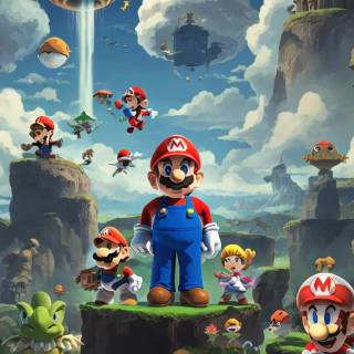 Mario Bros phone wallpaper