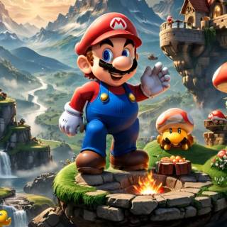 Mario Bros phone wallpaper