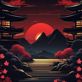 Japanese samurai iPhone wallpaper