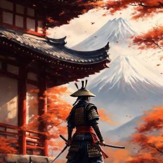 Japanese samurai iPhone wallpaper