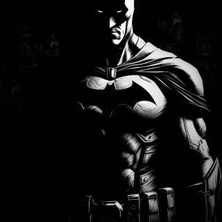 Batman black iPhone wallpaper
