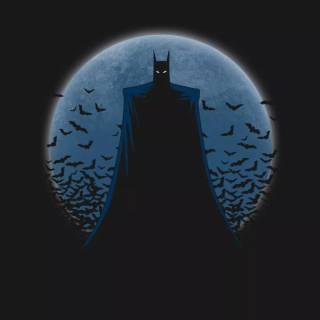 Batman black iPhone wallpaper