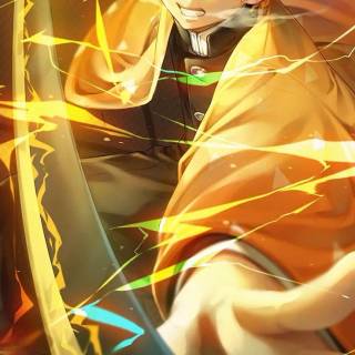 Zenitsu Agatsuma iPhone wallpaper