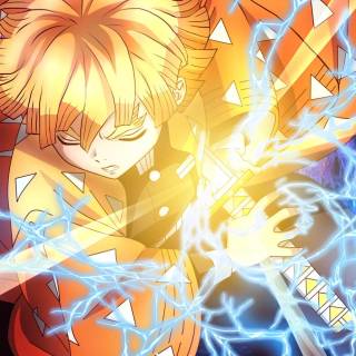 Zenitsu Agatsuma iPhone wallpaper