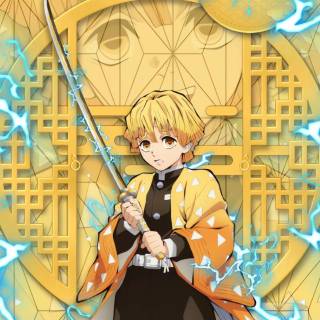 Zenitsu Agatsuma iPhone wallpaper