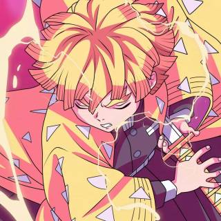 Zenitsu Agatsuma iPhone wallpaper