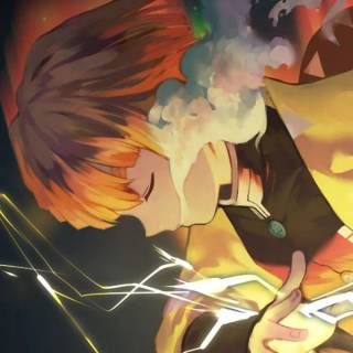 Zenitsu Agatsuma iPhone wallpaper