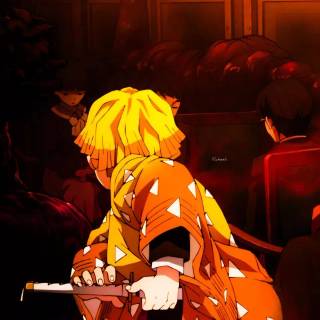 Zenitsu Agatsuma iPhone wallpaper