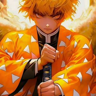 Zenitsu Agatsuma iPhone wallpaper