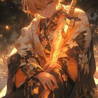 Zenitsu Agatsuma iPhone wallpaper